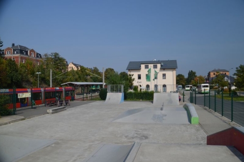 Skateranlage am Bahnhof