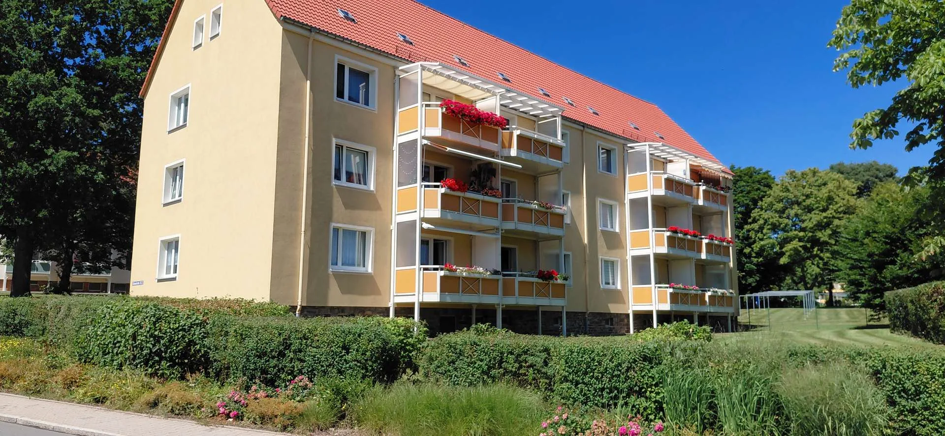 Ansicht des Hauses
