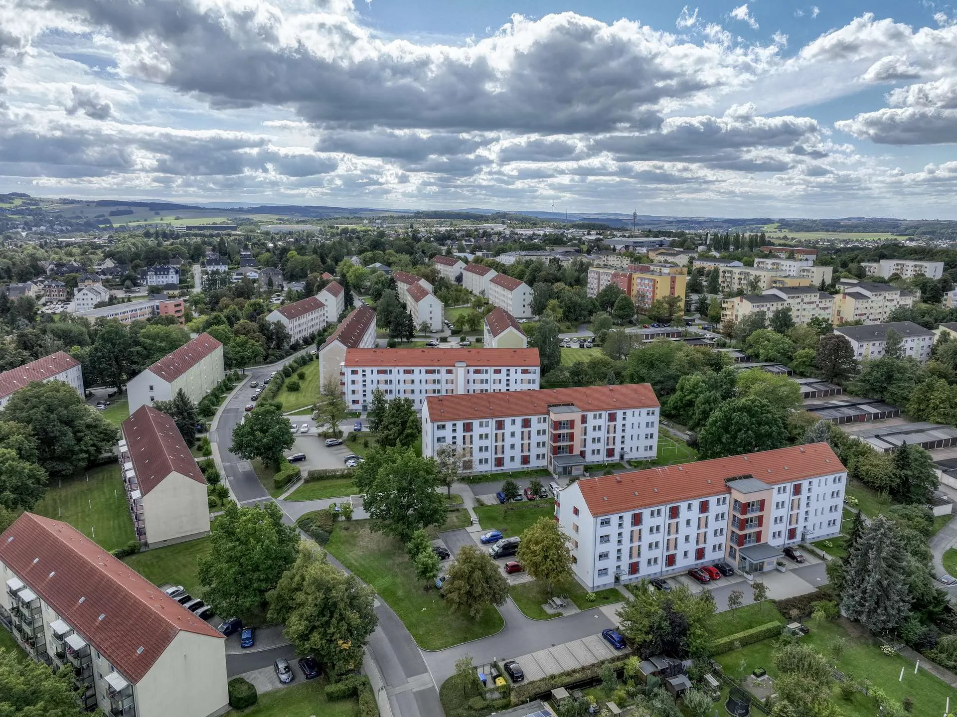 das Wohngebiet