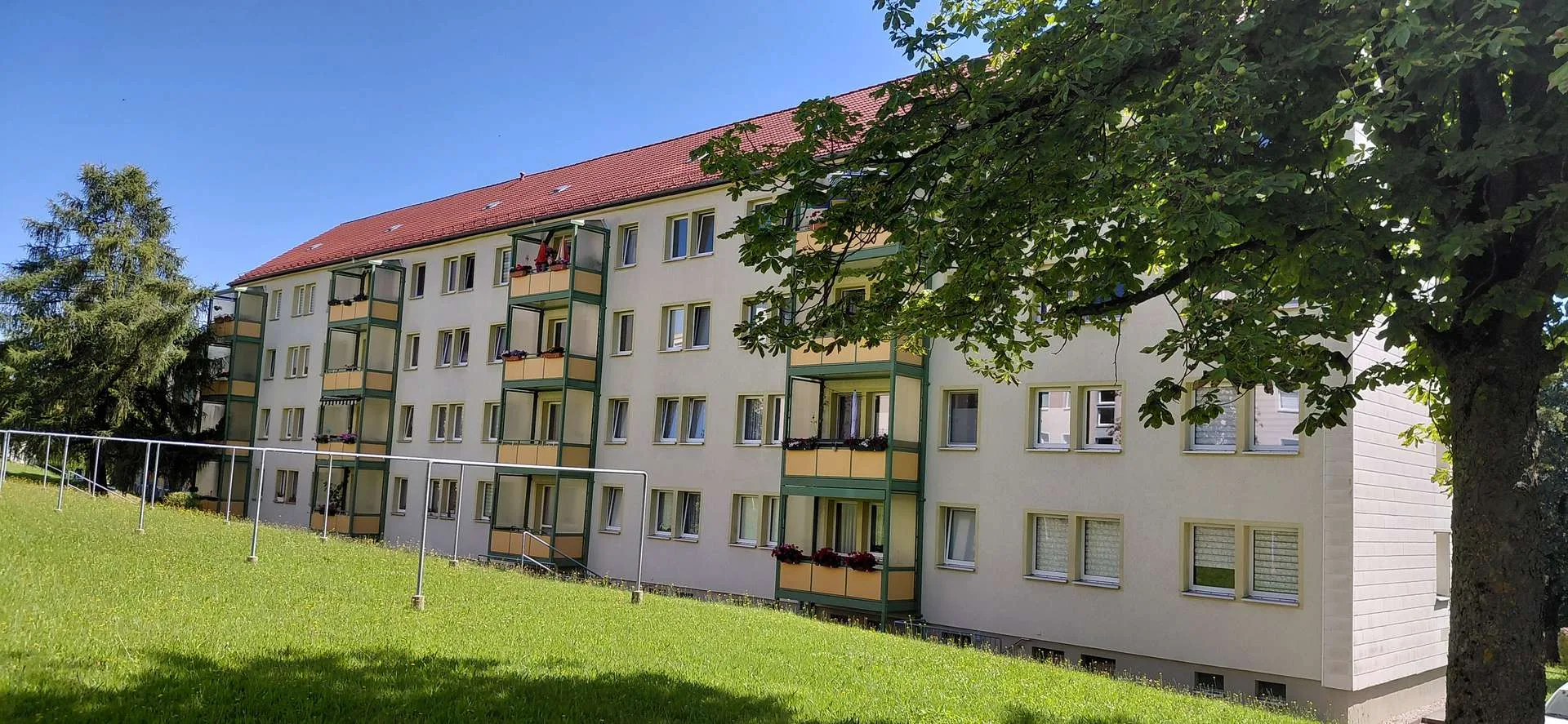 Ansicht des Hauses