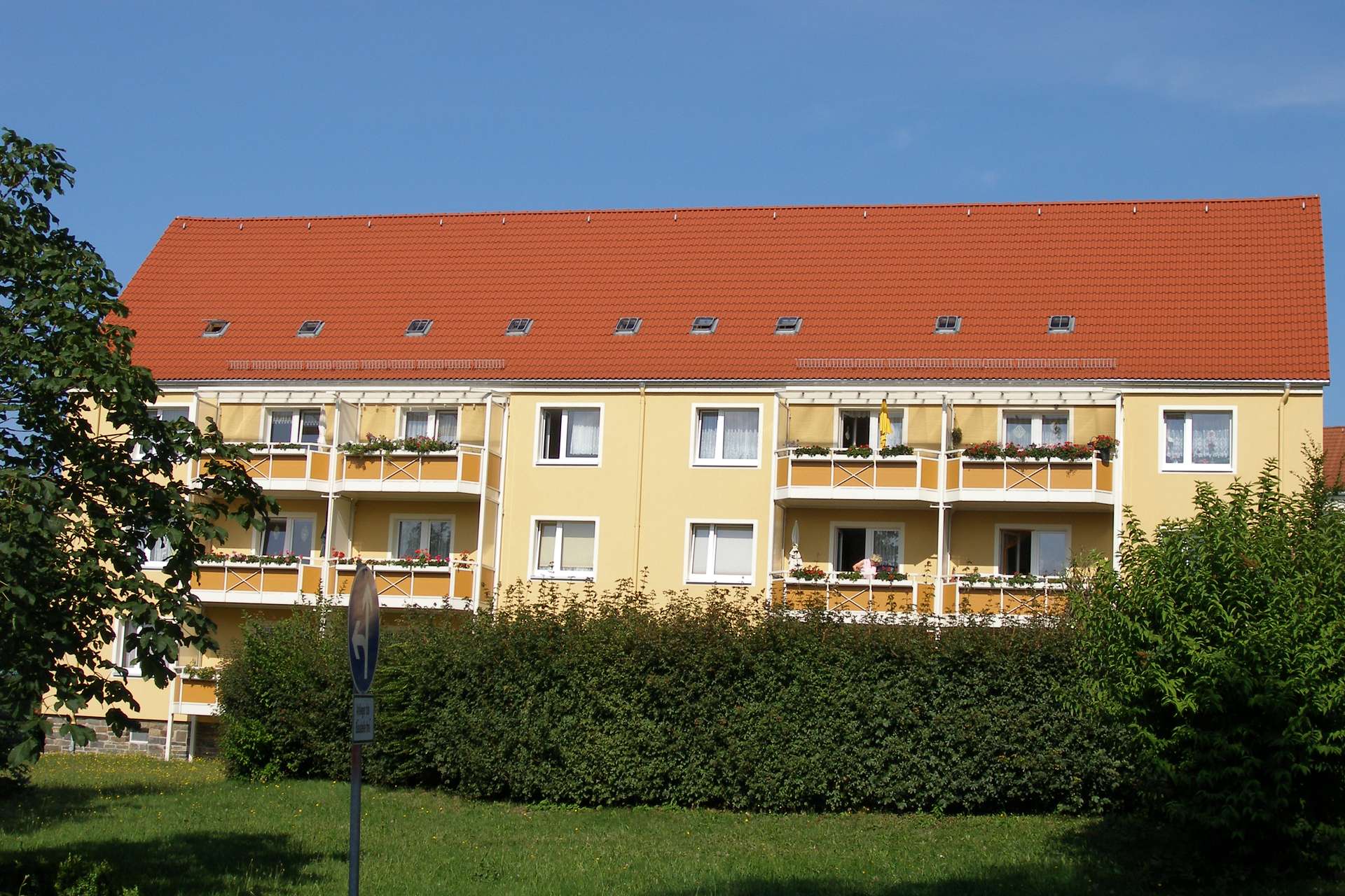 Ansicht des Hauses